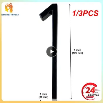1/3PCS Ușor De instalat Casă Plutitoare Numărul de Litere din Aliaj de Zinc Numărul Casei Autocolant Placă de Ușă Semn