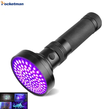100 Led-uri ED Lanterna UV de Înaltă Calitate Negru Lumina UV, Lumina UV, Lumina 395-400nm L Torță de Lumină Lampă de Siguranță Detecție UV