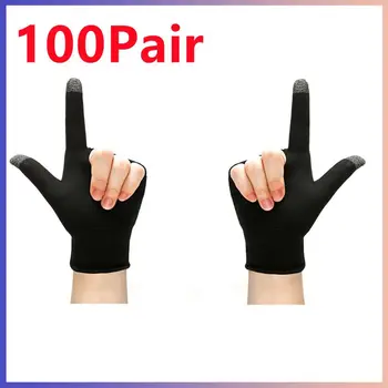 100Pair Joc Mobil Deget Mănuși Pentru PUBG Gamer Sweatproof Ecran Tactil cu Degetul Maneca Respirabil Jocuri Deget Acoperă 6styles