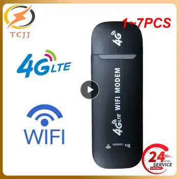 1~7PCS LTE Wireless USB Dongle WiFi Router de 150Mbps cu Modem de internet Mobil pe Stick Sim Card Adaptor USB Adaptor de Rețea Router