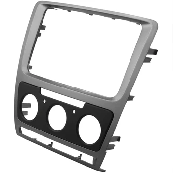3X 2Din Fascia Pentru Skoda Octavia 2 2010-2013 Audio Stereo Panou de Montare, Instalare Dash Kit de Echipare Cadru Adaptor