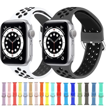 41mm 45mm Curea Silicon pentru Apple Watch Band Ultra 49mm 44mm 42mm Sport Watchband Bratara IWatch Buclă Seria 8 7 6 5 SE wirst