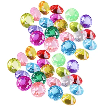 60 De Pc-Uri Se Arunca Cu Capul Jucării Bijuterie Scufundări Pietre Piscină Pentru Copii Diamant Fals Model Petrecere Acrilice Artificiale Copilul