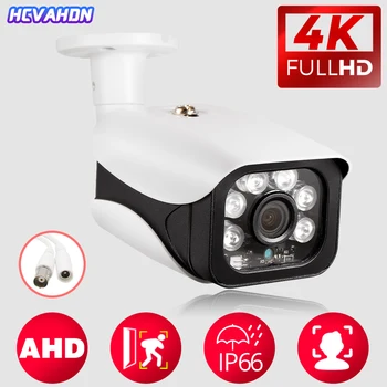 8MP 4K 6in1 TVI AHD CVI în aer liber, Supraveghere Video Ultra HD rezistent la Intemperii 100ft Zi de Viziune de Noapte de Acasă de Securitate Glonț CCTV aparat de Fotografiat