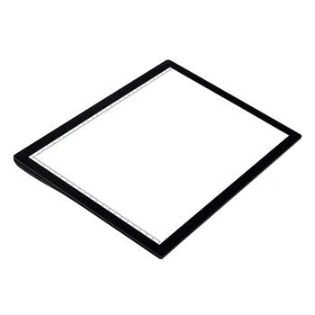 A4 Placa de Desen Pad Baterie cu Litiu Luminoasă cu LED-uri Copia Drawing Tablet Copierea Și Scrierea Platformă de Protecție a Ochilor mai Ușor