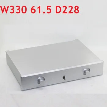 Amplificatorul DAC Caz de Aluminiu DIY Decodor Hifi Cabina de W330 H61.5 L228 Dual Channel Audio Amplificator de Putere de Locuințe PSU Cabinet Preamp