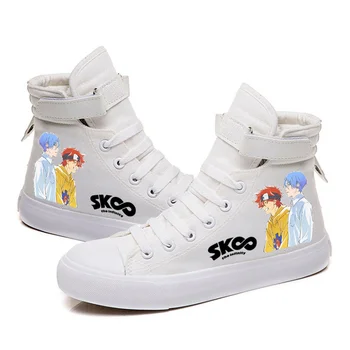 Anime Sk8 Infinity Reki Zăpadă Adidași Anime Cadou de Panza Pantofi Plat High-Top Confortabil Zapatos Chaussure Schuhe