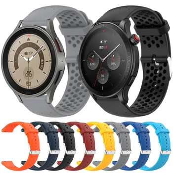 Banda de silicon Sport Benzi de Silicon Moale Pentru Samsung Huawei Amazfit Smartwatch Garmin 20/22mm Curea Bratara Watchband Dotari