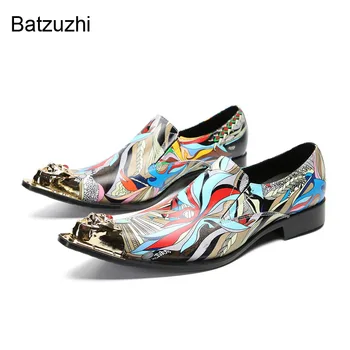 Batzuzhi Designer Barbati Pantofi Slip La Culoare din Piele Pantofi Rochie Oameni de Afaceri Formal, de Partid și de Pantofii de Mireasa Om!