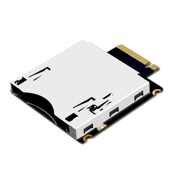 Cfexpress Tip B Pentru unitati solid state M2 Mkey Nvme Extensie Adaptor Card Black & Silver PCB+Metal