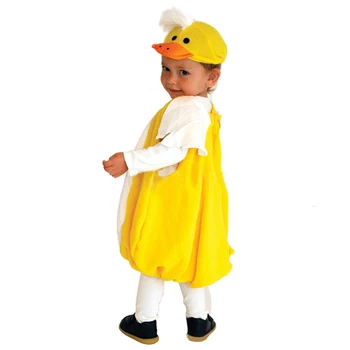 Copii Duck Galben Costum pentru Băieți și Fete de Crăciun Costum de Halloween Distractiv Joc de Rol Costume pentru Copil