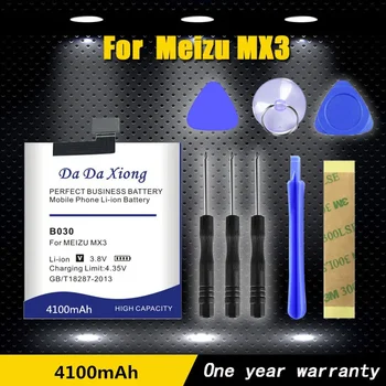 DaDaXiong de Înaltă Calitate 4100mAh B030 Li-ion Phon Utilizare a Bateriei Pentru Meizu MX3 M351 M353 M355 M356 MX 3 Telefon