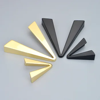 De aur în formă de V, V-mâner Sertar Ușa Modern, Simplu de Lux Lumina Nordic Haine, Dulap de Bucătărie Triunghi dulap Dulap de Manevrat