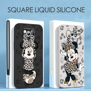 Disney Minnie Minnie Pentru Xiaomi POCO X4 m5-urile sunt F4 M4 X3 F3 M3 C3 F2 X2 F1 Pro GT NFC, 4G 5G Lichid Coarda Caz de Telefon