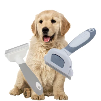 Furmins Pet Brush Instrument de Îngrijire Câine de Companie Pisica Eliminarea Parului Perie Pieptene Vărsare de Păr, Pieptene pentru Tuns Pisici Câini Produse pentru animale de Companie