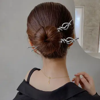 Hanfu Frizură Fluture Parul Furculita Noul Stil Chinezesc Ac De Păr Coafura Instrument De Proiectare Moț De Păr Stick Geometrice Stick De Păr