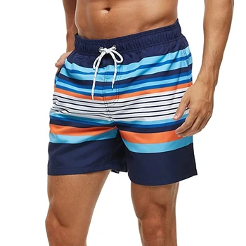 Iute Uscat De Vară Pentru Bărbați Costume De Baie Beach Bord Pantaloni Scurți, Șorturi Pentru Om Trunchiuri De Înot De Înot De Surfing Pantaloni Scurți Cu Buzunare Beachwear