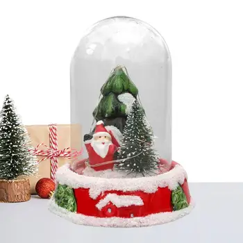 Luminat de Crăciun globuri de Zăpadă Lanternă cu Baterii LED Lumina de Noapte Cu Cârlig Ornamente pentru Pomul de Craciun Idei de Cadouri
