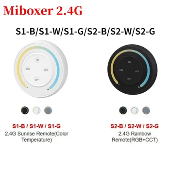Miboxer S1-B S1-W S1-G S2-B S2-W S2-G 2.4 G Controler cu LED-uri Răsărit la Distanță Curcubeu de la Distanță Pentru Temperatura de Culoare RGB+CCT Benzi cu LED-uri