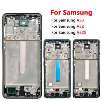 Mijlocul Bezel Rama Pentru Samsung A33 A52 A52S A72 la Mijlocul Plăcii Carcasa Piese de schimb