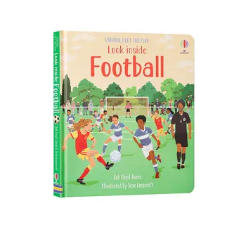 Milumilu Usborne Se Uite În Interiorul Fotbal Popular Science Enciclopedia Carton Flipping Cărți