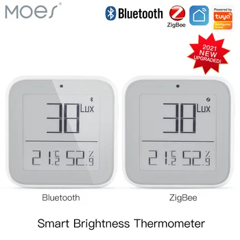 MOES Inteligent Bluetooth ZigBee Plasă de Luminozitate Termometru Temperatura Senzorului de Umiditate Tuya App Inteligent de Control