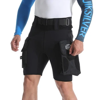 Noi 3MM Neopren Scufundări pantaloni Scurți Cald Snorkeling Bărbați Surfing pantaloni Scurți Scufundări Tehnice Multi-funcțional de Buzunar Navigatie pantaloni Scurți 2023