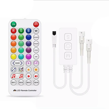 Noi SP511E Wifi Muzica Controler cu LED-uri Pentru WS2812B WS2811 Adresabile Pixel RGB LED Strip Dublă de Ieșire de Voce Inteligent de Control