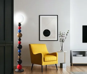 Nordic Minimalist Modern, Lămpi pentru Camera de zi Dormitor Canapea Decor Lampa de Podea Designer Creativ și Ușor de Lux Lampă de Sticlă