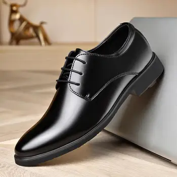 Pantofi din piele Barbati Toamna Afaceri Uzura Formale Bărbați Britanici a Scăzut Top Retro Băieți Fund Moale Tata Casual Pantofi de Moda