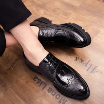 Pantofi pentru bărbați Primăvară 2023 Nou Stil Britanic de Afaceri Formale Casual din Piele Pantofi Barbati Nunta Mire Pantofi de Moda de Tineret