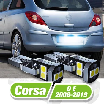 Pentru Opel Corsa D E LED-uri de Lumină de inmatriculare, 2 buc 2006-2019 2008 2009 2010 2011 2012 2013 2014 2015 2016 2017 2018 Accesorii