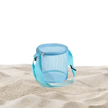 Plasă De Nisip Jucărie Punga De Scoici Colecta Saci De Pentru Copii, Jucării De Plajă Geanta Pentru Deținerea Plajă, Coajă De Nisip Jucarii Pliabil Plasă Geantă De Plajă