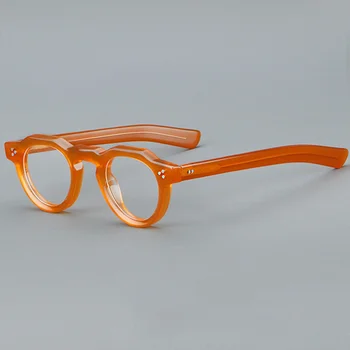 Retro acetat de rama de ochelari pentru barbati neregulate baza de prescriptie medicala ochelari miopie cadru pentru femeile Japoneze brand de lux ochelari de designer