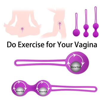 Sigur Silicon Bile Kegel Perinee Strângeți Exercițiu Vagin Antrenor Mușchi Pelvieni Bile Vaginale Geisha Jucarii Sexuale Pentru Femei