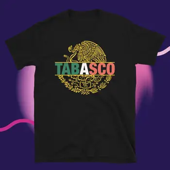 Tabasco Escudo Nacional Mexicano Playera Scurt-Maneca Unisex T-Shirt