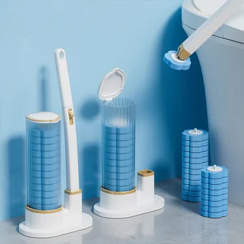 Toaletă de unică folosință Perie de Wc montat pe Perete Curat Înlocuire Cap Cleaning Tool Perie Wc WC Kit de Accesorii pentru Baie
