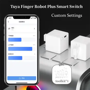 Tuya Degetul Robot Plus Smart Switch Buton De Împingere De Viață Inteligentă Doodle Plasă De Deget Robot Cu Acumulator De Consum