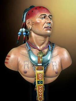 Unassambled 1/10 războinic om cu scut bust Rășină figura model în miniatură kituri Nevopsite
