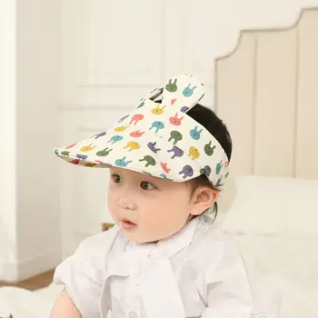 Unic În Aer Liber, Parasolar Capace Gol Pălărie De Top Potrivire Bumbac Desene Animate Șapcă De Baseball Stil Coreean Capac De Umbrire Palarie Copii Pălării De Soare