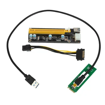 Unitati solid state M. 2 M pentru USB 3.0 PCI-E Riser Card M2 pentru USB3.0 PCIE 16X 1X Extender cu Putere pentru Bitcoin Litecoin Miner