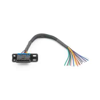 Universal OBD2 16Pin Conector de sex Feminin pentru a Deschide Cablu OBD Feminin Extensie Conector de Interfață Ribbon