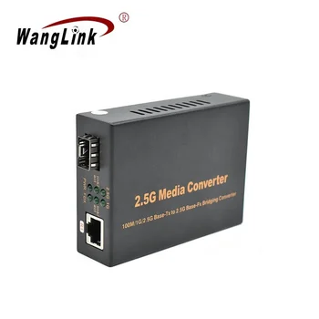 Wanglink 2,5 G de Fibre SFP Ethernet Media Converter pentru RJ45 SFP+ Media Converter