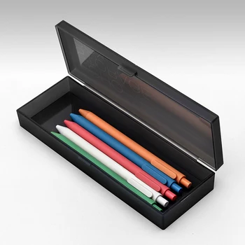 Youpin KACO ECHO Cutie de Depozitare Transparent Alb Negru Creion Caz Multi-Funcție de Plastic, articole de Papetărie Box Pentru Copii Pentru Pixuri