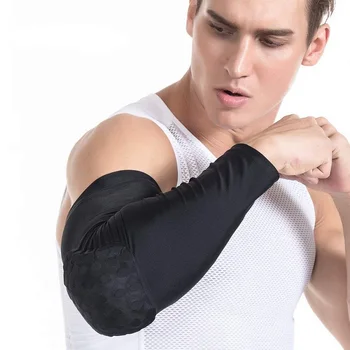 1 buc Fagure de Baschet Sprijin pe Cot Tampoane Bretele pentru Fitness Protector Elastic Braț de Compresie Mâneci genunchi bretele ortopedice