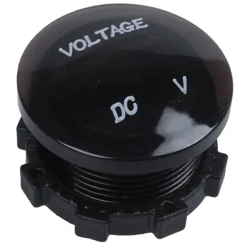 12V-24V DC Voltmetru Monitor Auto Motociclete LED Rosu rezistent la apa Voltmetru