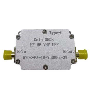 1M-750M 3W HF FM VHF UHF Amplificator de unde Scurte Cu Cazul Multi-Funcția de Bandă largă Rf Amplificator de Bord