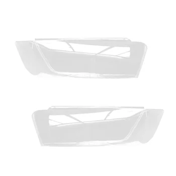 1Pair Farurilor Auto Shell Abajur Transparent Capac Obiectiv Capac pentru Faruri pentru Audi Q3 2010-2015