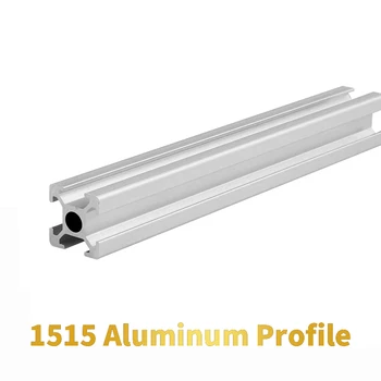 2 BUC 1515 Profile de Aluminiu Standard European Anodizat Extrudare 100mm-550mm Lungime pentru CNC 3D Printer Rame