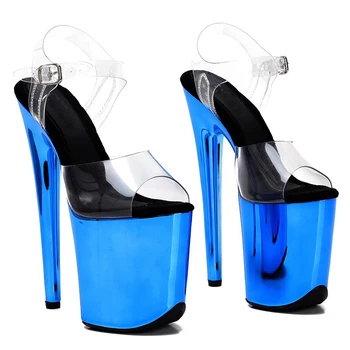 20cm/8inch PVC Uppre Noua Culoare pentru Femei cu Toc Sandale Model Sexy Show Pantofi Și Dans Pol Pantofi 011